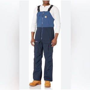 carhartt mens storm defender force midweight bib overall